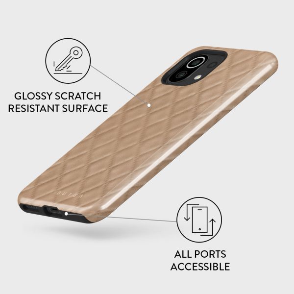 Simply Cream - Quilted Xiaomi Mi 11 Lite 4G   5G Case Online - Image 3