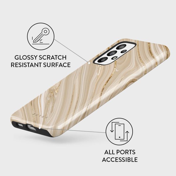 Full Glam - Beige Samsung Galaxy A53 Case Online Hot Sale - Image 3