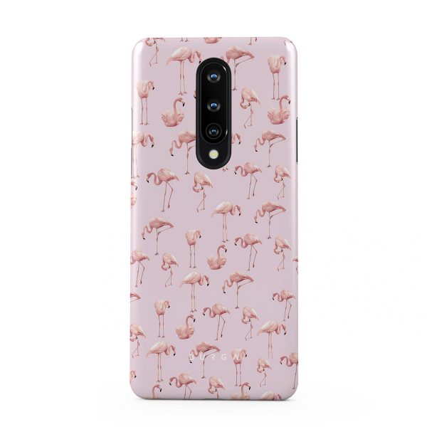 Nostalgic Pink - Flamingos OnePlus 8 Case Online Sale