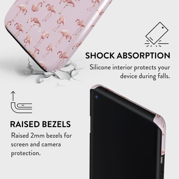 Nostalgic Pink - Flamingos OnePlus 8 Case Online Sale - Image 4