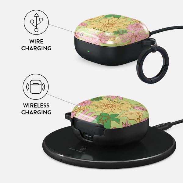 Amalfi Coast - Colorful Floral Samsung Galaxy Buds Live Case on Sale - Image 3
