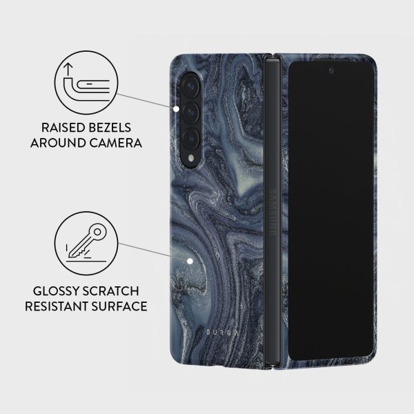 Navy Trench - Blue Samsung Galaxy Z Fold 3 Case Online - Image 3