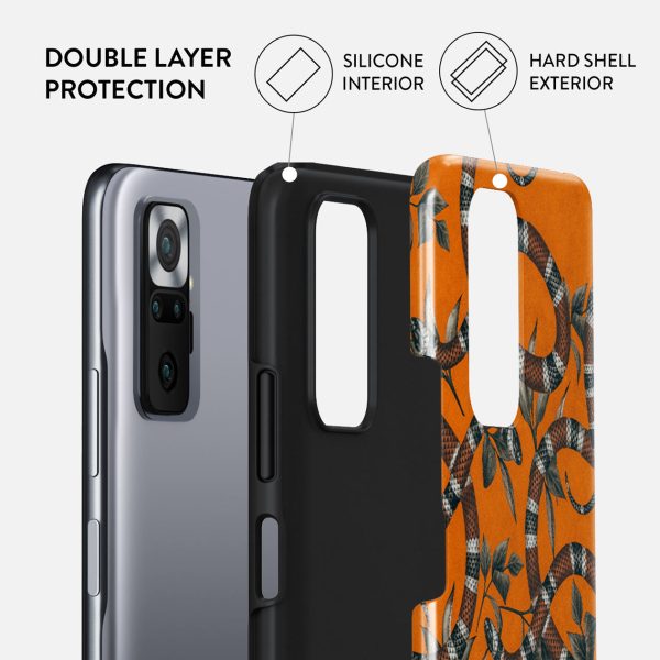 Bitter Apricot - Snake Xiaomi Redmi Note 10 Pro Case Online Sale - Image 2