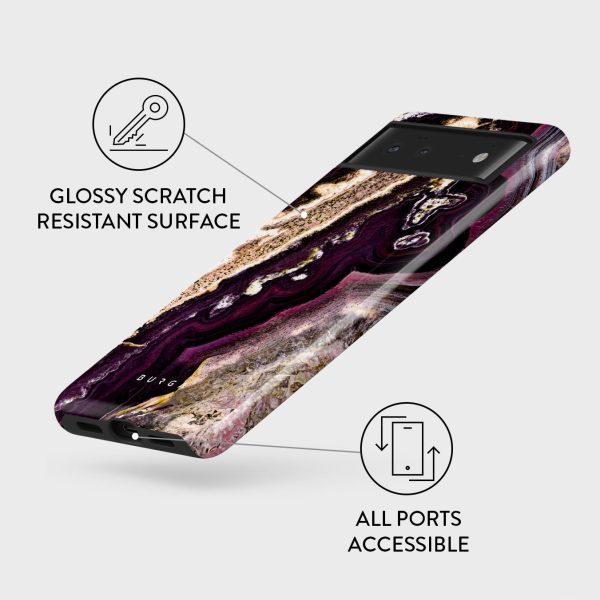Purple Skies - Marble Google Pixel 6 Case Online Hot Sale - Image 3
