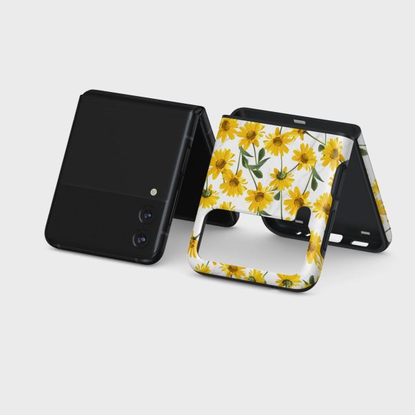 Summer Scent - Yellow Flower Samsung Galaxy Z Flip 3 Case Discount - Image 5