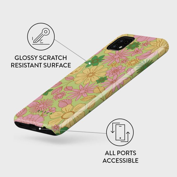 Amalfi Coast - Colorful Floral Samsung Galaxy A22 5G Case For Cheap - Image 3