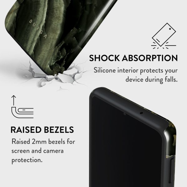 Misty Forest - Green Marble Samsung Galaxy S21 FE Case Online Sale - Image 4