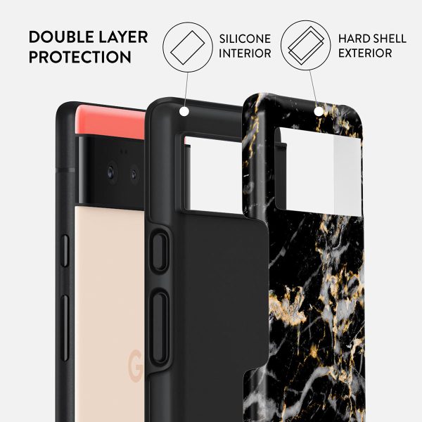 Make A Wish - Gold Marble Google Pixel 6 Case Cheap - Image 2
