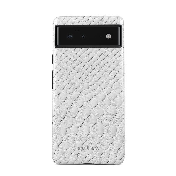 Glacial Desert - White Snakeskin Google Pixel 6 Case Cheap