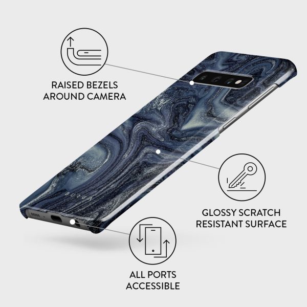 Navy Trench - Blue Samsung Galaxy S10 4G Case Online - Image 3