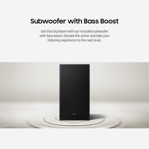 (Open Box) Samsung B550D 3.1ch Soundbar w DTS Virtual:X, Built-in Center Speaker, Subwoofer, HW-B550D ZA (2024) Sale - Image 4